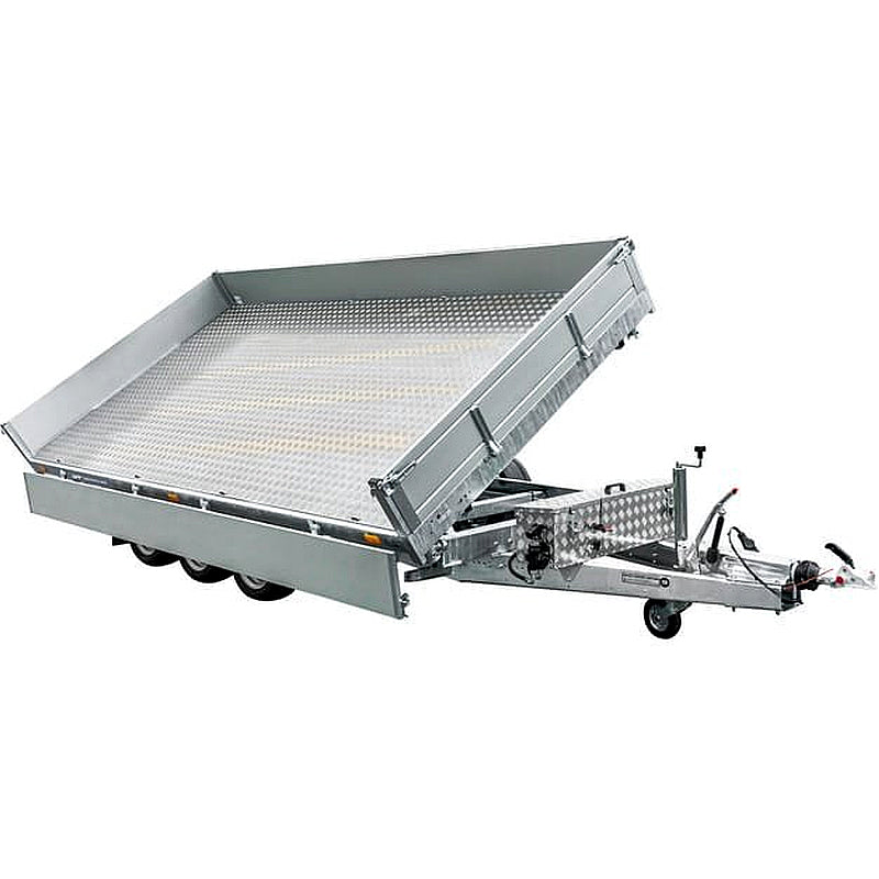 Hydrauliczna przyczepa wywrotka 3-osiowa 6m 3500kg UNITRAILER TASKER