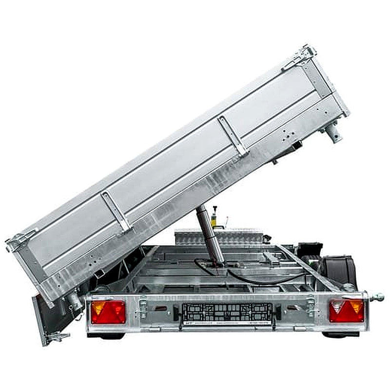 Hydrauliczna przyczepa wywrotka 3-osiowa 6m 3500kg UNITRAILER TASKER