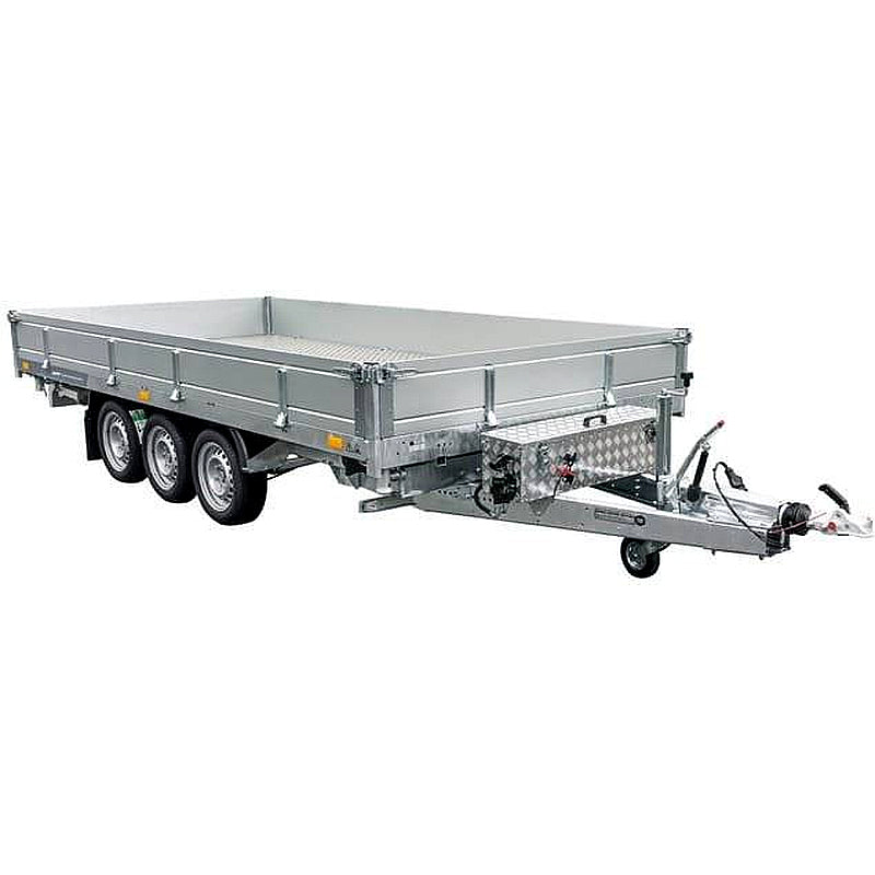 Hydrauliczna przyczepa wywrotka 3-osiowa 6m 3500kg UNITRAILER TASKER