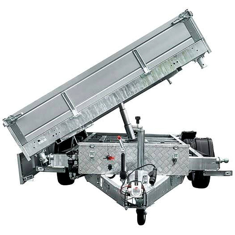 Hydrauliczna przyczepa wywrotka 3-osiowa 6m 3500kg UNITRAILER TASKER