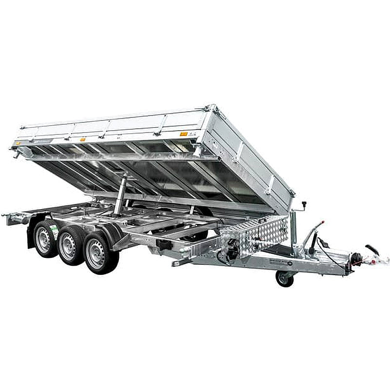 Hydrauliczna przyczepa wywrotka 3-osiowa 6m 3500kg UNITRAILER TASKER
