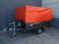 Hydrauliczna przyczepa wywrotka 750 kg – koła pod spodem 2200 x 1600 x 400 mm