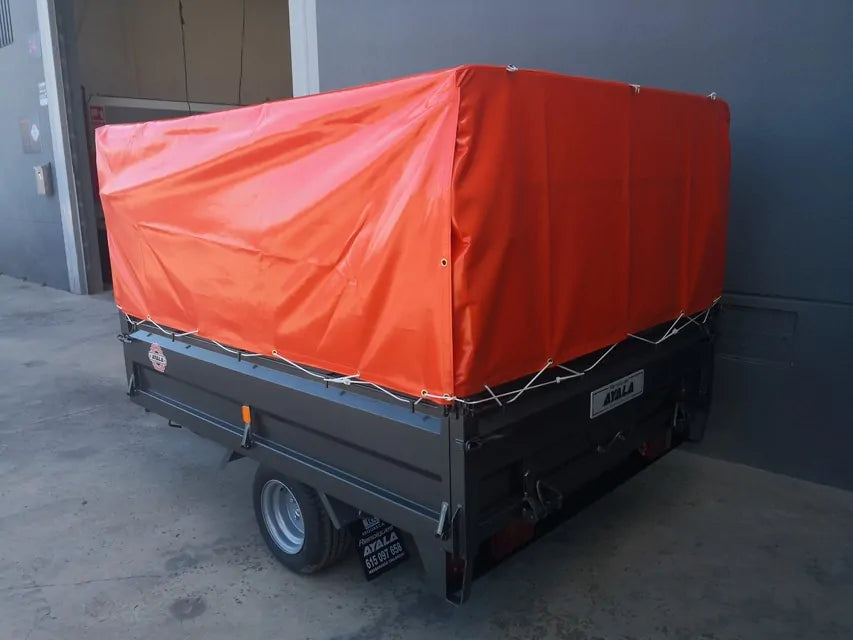 Hydrauliczna przyczepa wywrotka 750 kg – koła pod spodem 2200 x 1600 x 400 mm