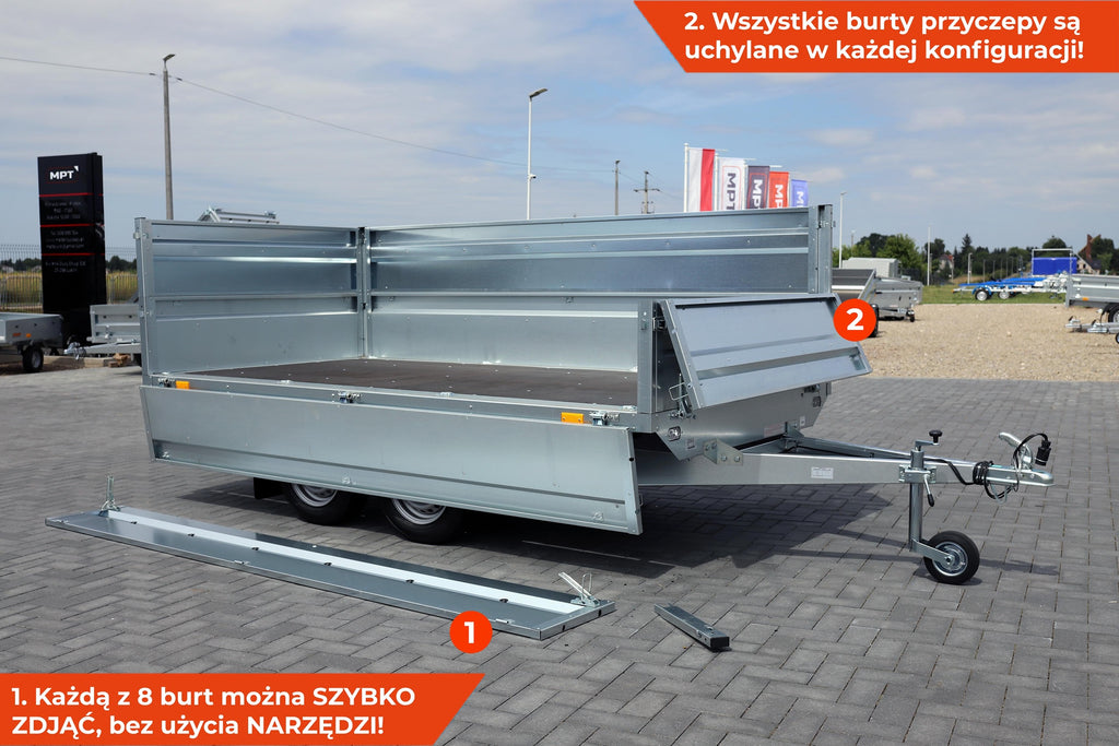 Przyczepa Neptun N7-302 2 kps BURTY BIS Nordica GN273