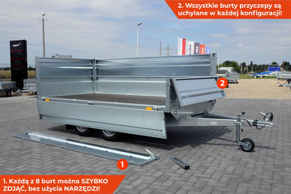 Przyczepa Neptun N7-302 2 kps BURTY BIS Nordica GN273