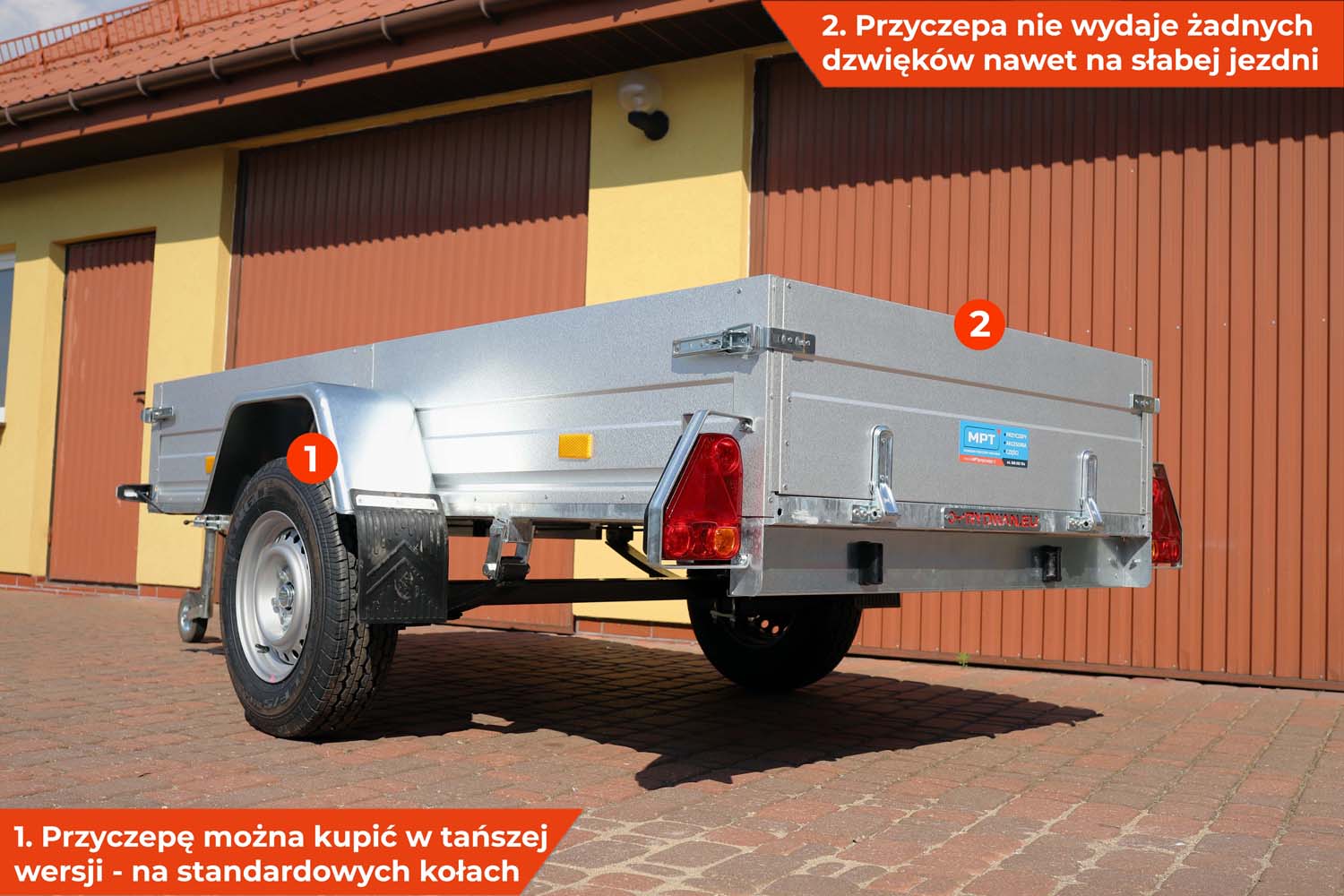 Przyczepa Rydwan Euro A-750/E2 265x125x35 cm 14C Mercedes
