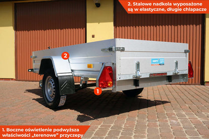 Przyczepa Rydwan Euro A750/D2 245x125x35 cm Resory