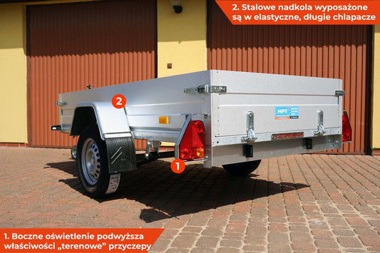Przyczepa Rydwan Euro A750/D2 245x125x35 cm Resory