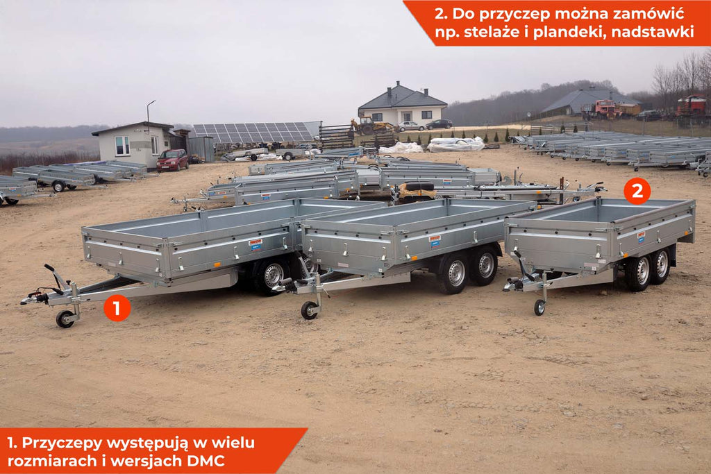 Przyczepa hamowana Neptun N20-420 2 kps 420 x 215 x 40 GN242
