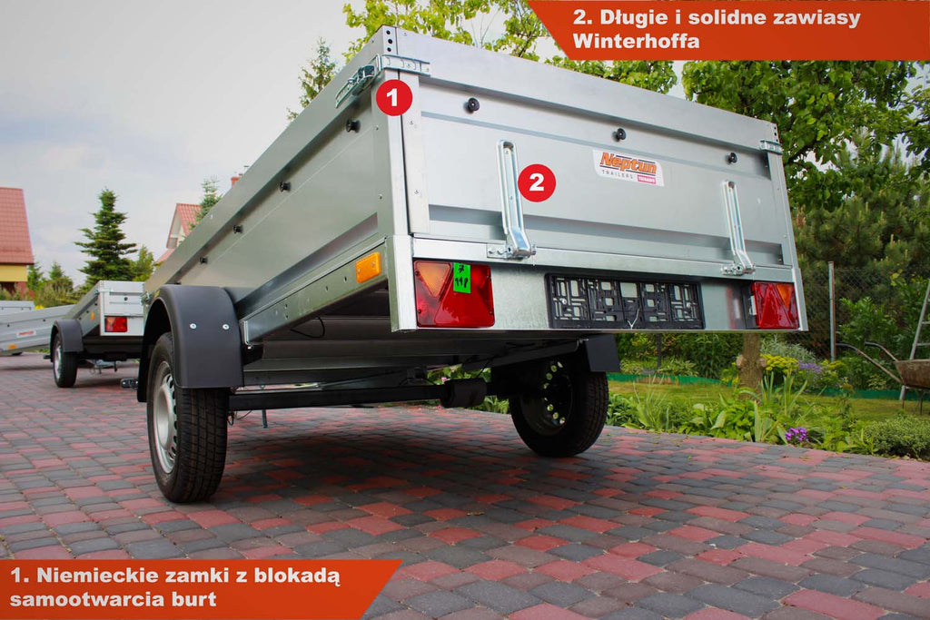 Przyczepka Neptun N7-263 pro 263x129x45 cm GN159