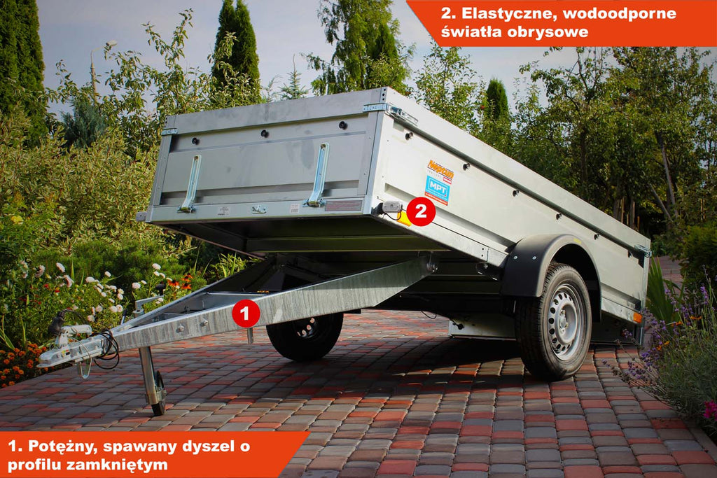 Przyczepka Neptun N7-263 pro 263x129x45 cm GN159