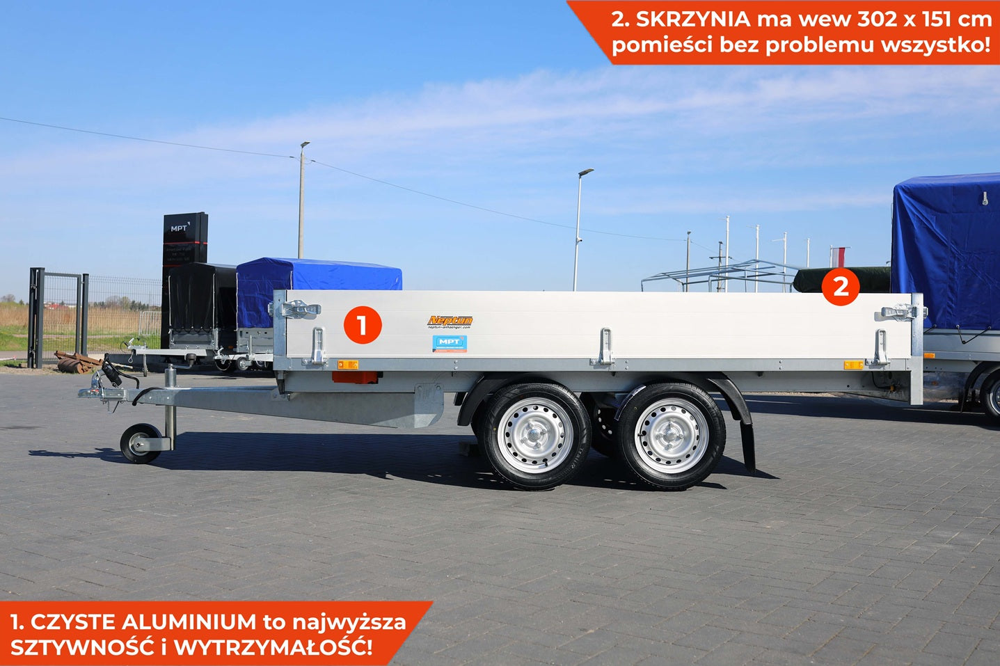 Przyczepka NEPTUN Nordica Elite N7-302 2 kps ELITE GN293