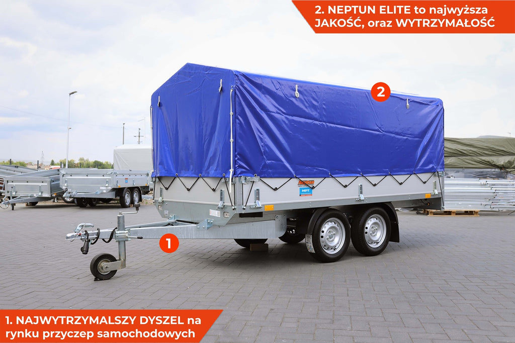 Przyczepka NEPTUN Nordica Elite N7-302 2 kps GN293 z plandeką 80 cm