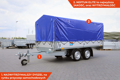 Przyczepka NEPTUN Nordica Elite N7-302 2 kps GN293 z plandeką 80 cm