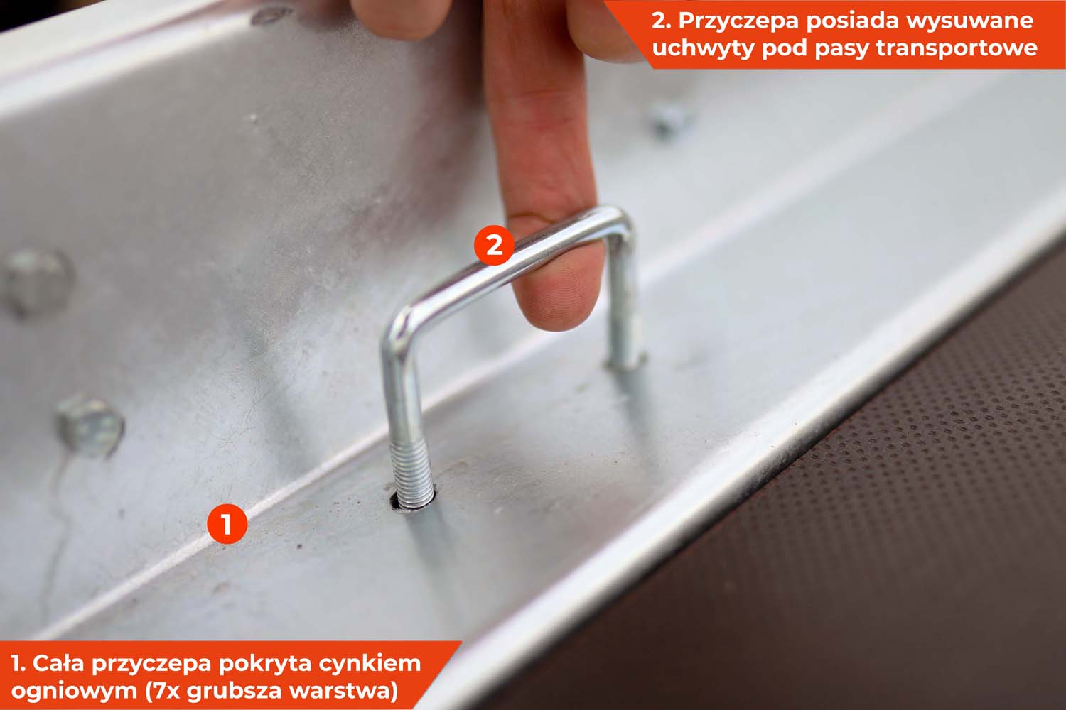 Przyczepka Neptun N13-305 multi 305x166x10 cm Hamulec Burty Najazd