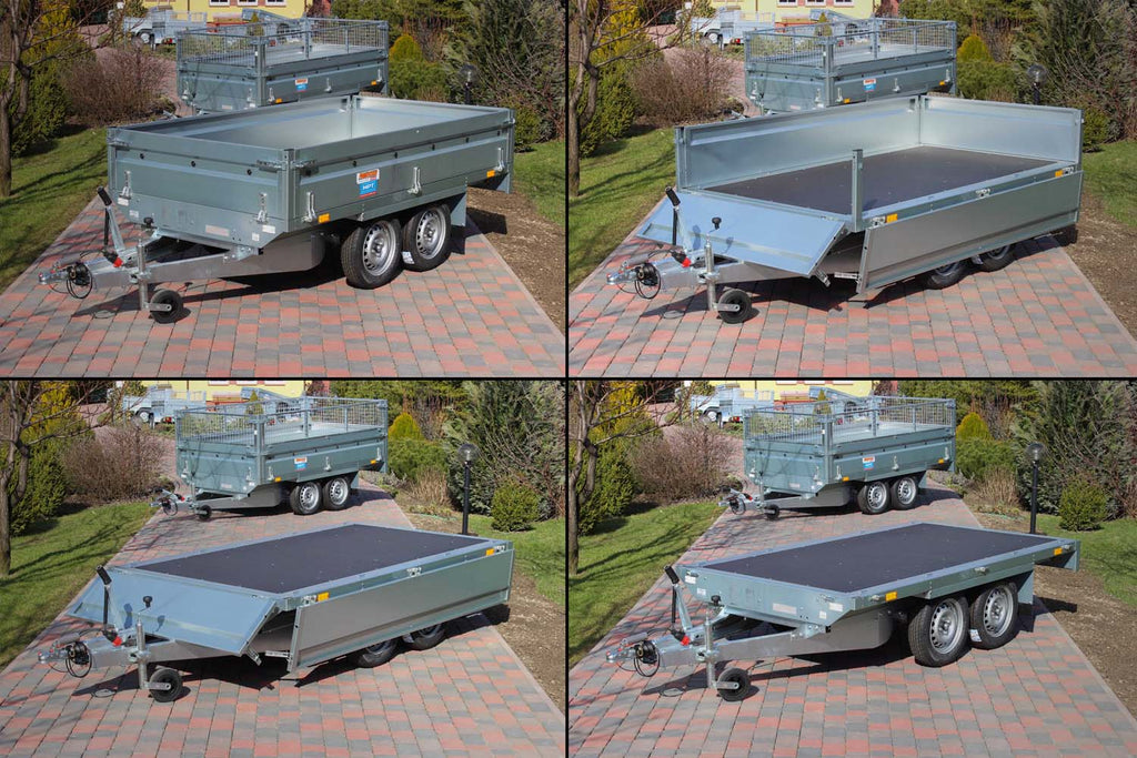 Przyczepa Neptun N13-263 2 kps 263x145x40 cm GN156 TRIPLE