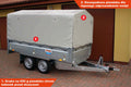 Przyczepka Neptun N13-263 2 kps 263x145x40 cm Hamowana Plandeka