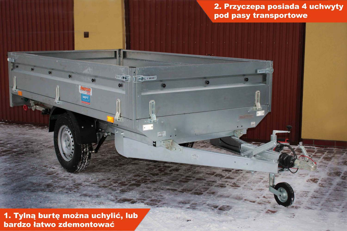 Przyczepka Neptun N13-263 kps 263x145x40 cm Nordica GN131