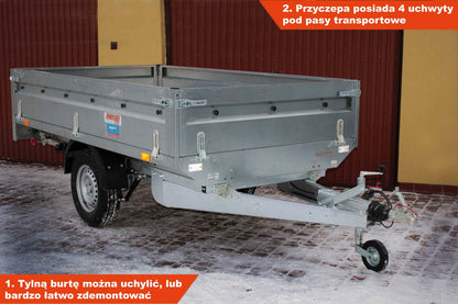 Przyczepka Neptun N13-263 kps 263x145x40 cm Nordica GN131