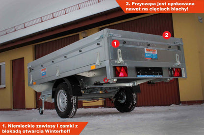 Przyczepka Neptun N13-263 kps 263x145x40 cm Nordica GN131