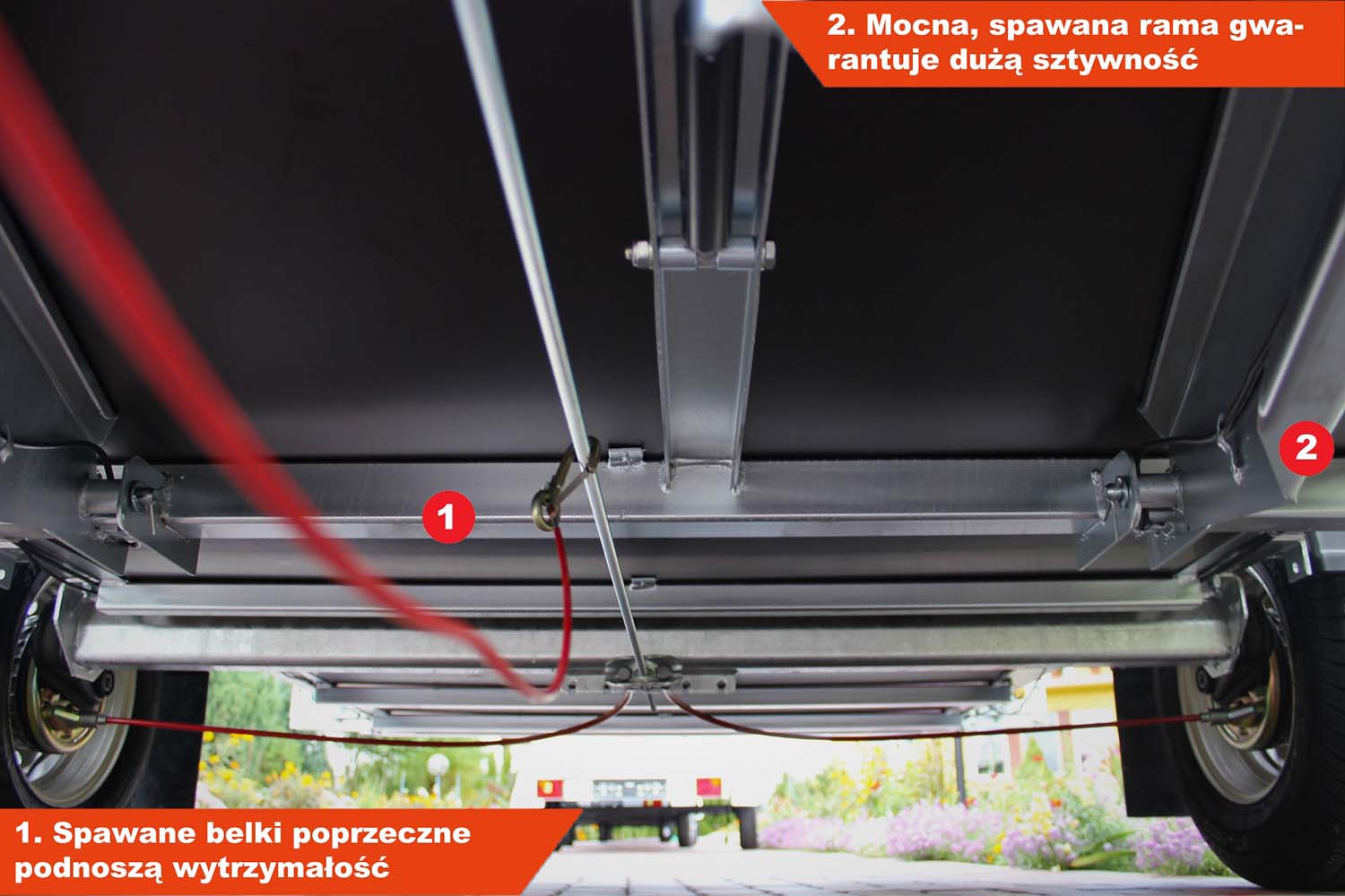 Przyczepka Neptun N13-305 multi 305x166x10 cm Hamulec Burty Najazd