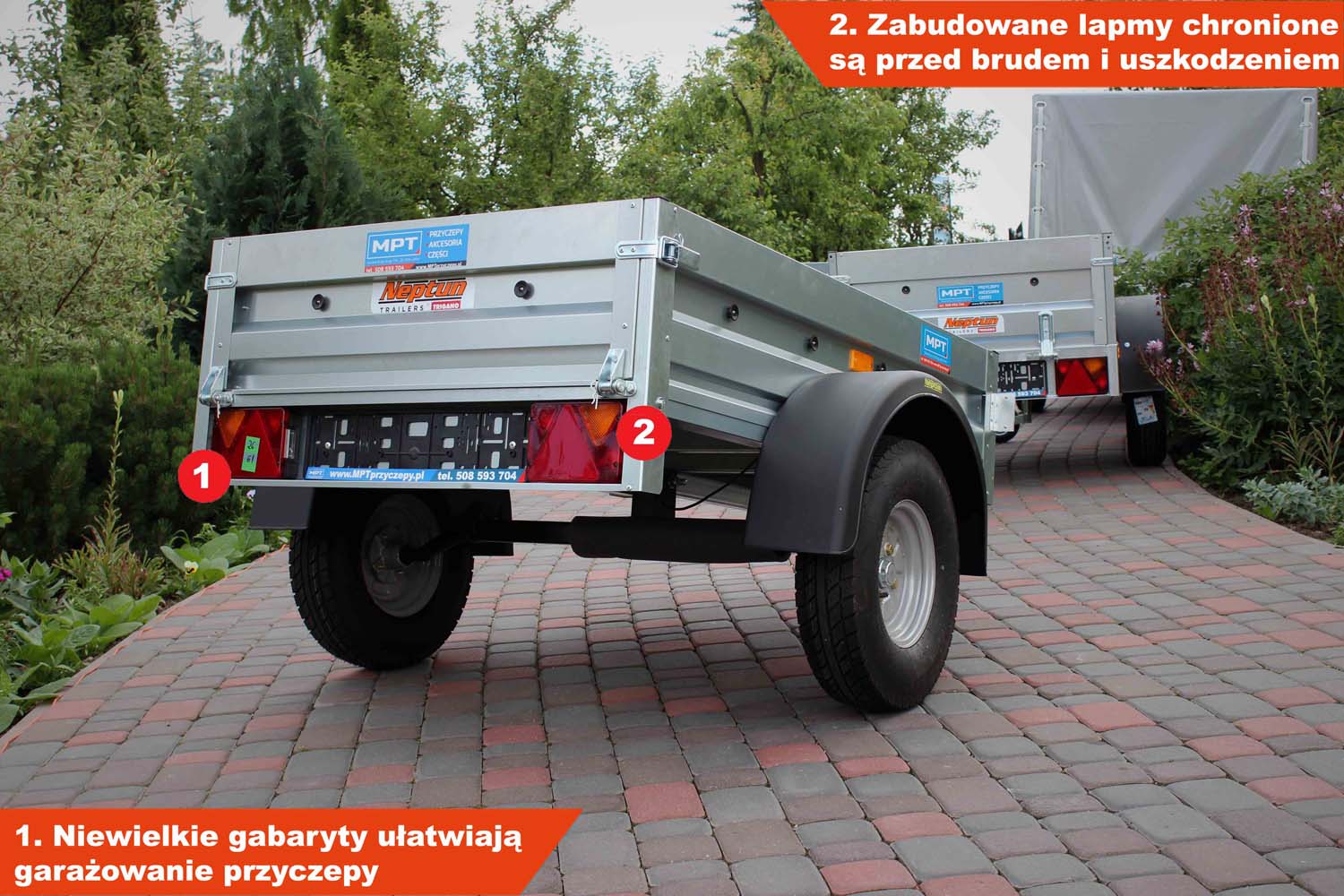 Przyczepka Neptun N5-155 ptw 155x114x30 cm