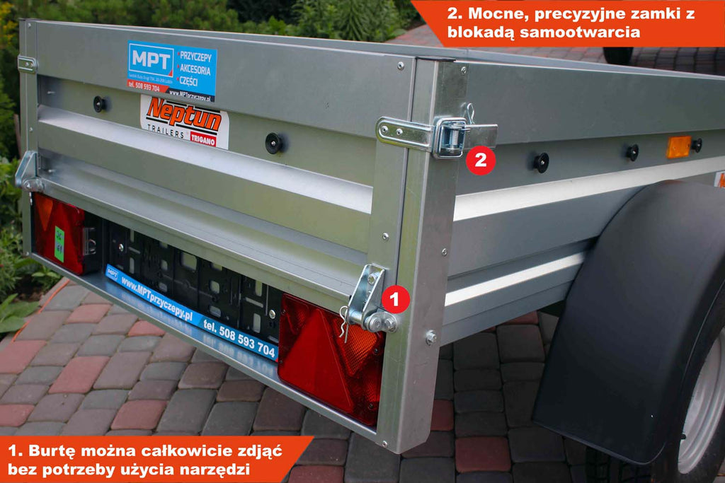 Przyczepka Neptun N5-146 city 146x98x30 cm