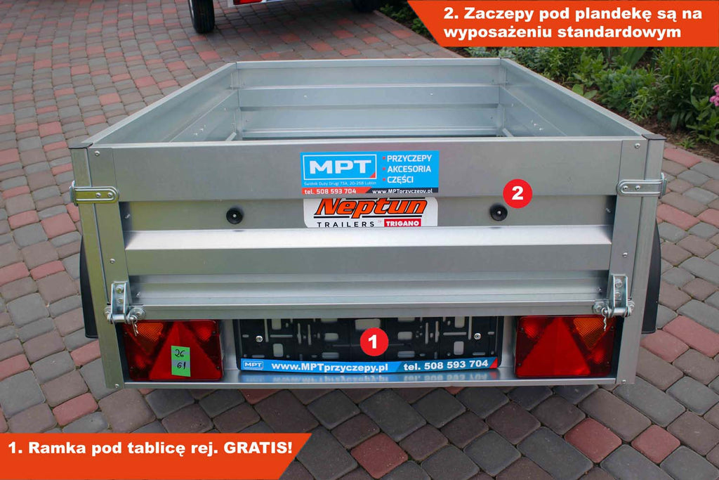 Przyczepka Neptun N5-146 city 146x98x30 cm