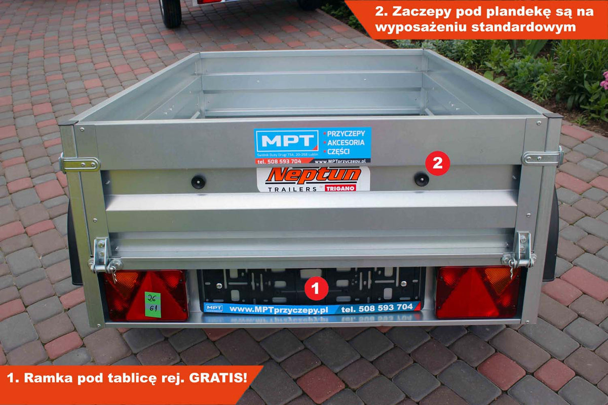Przyczepka Neptun N5-146 city 146x98x30 cm