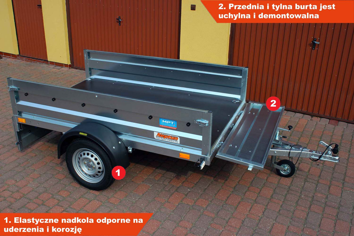 Przyczepka Neptun N7-210 rt 210x129x40 cm GN213