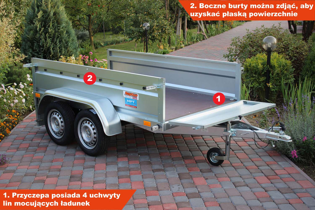 Przyczepka Neptun N7-236 2 pro 236x129x45 cm GN083