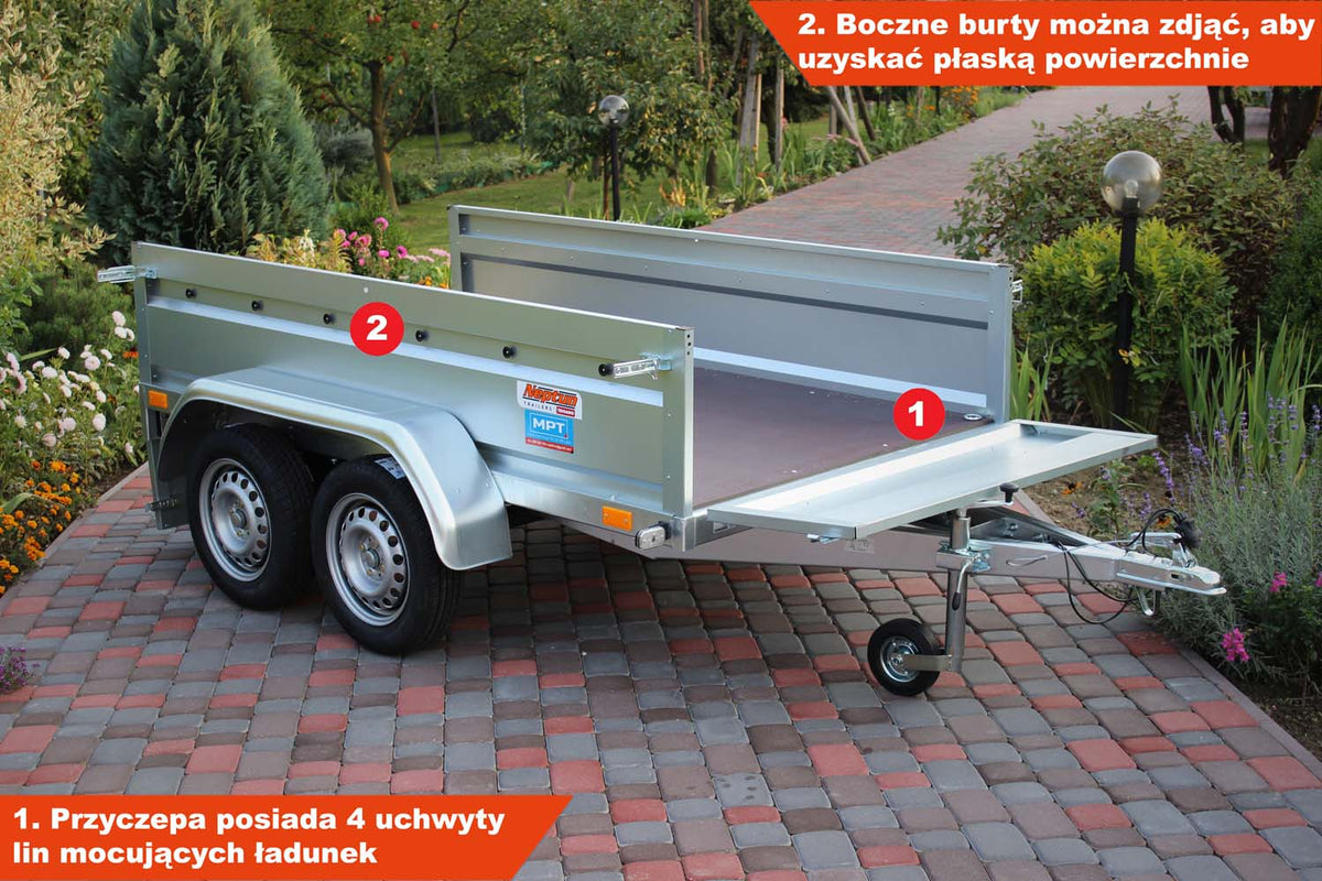 Przyczepka Neptun N7-236 2 pro 236x129x45 cm GN083