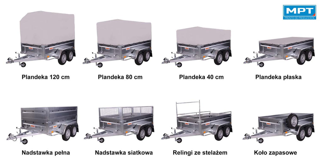 Przyczepka Neptun N7-236 2 pro 236x129x45 cm GN083