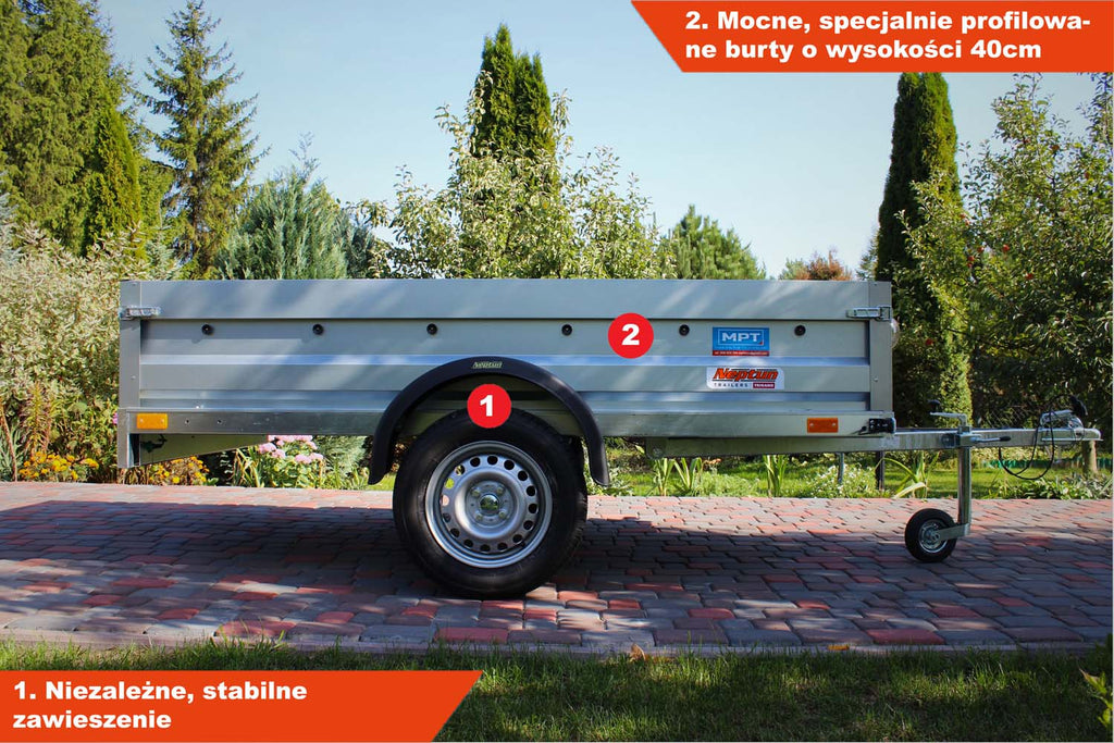 Przyczepka Neptun N7-236 rt 236x129x40 cm GN099