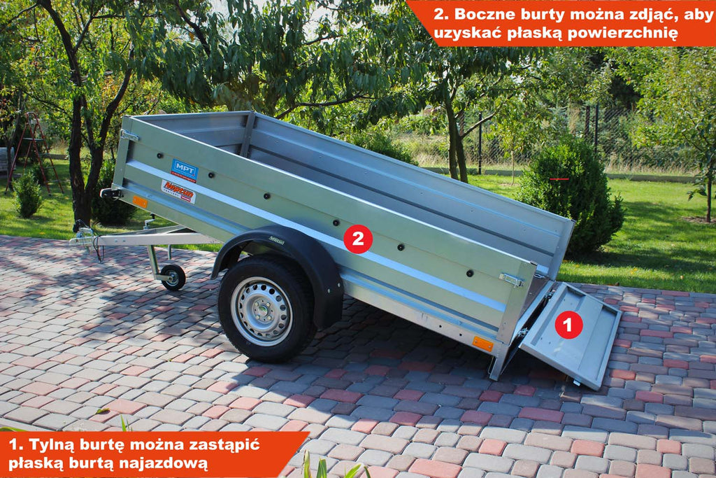 Przyczepka Neptun N7-236 rt 236x129x40 cm GN099