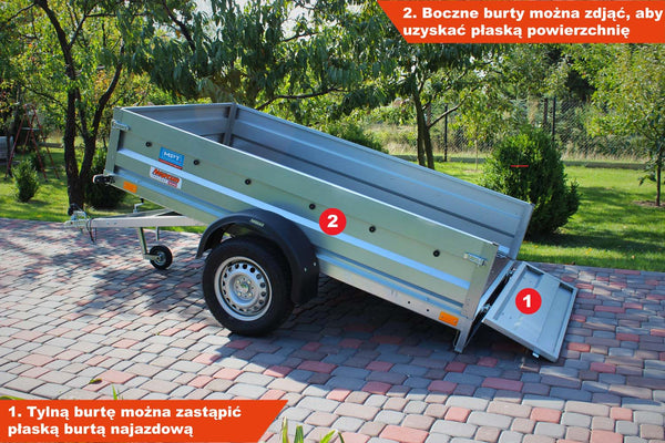 Przyczepka Neptun N7-236 rt 236x129x40 cm GN099