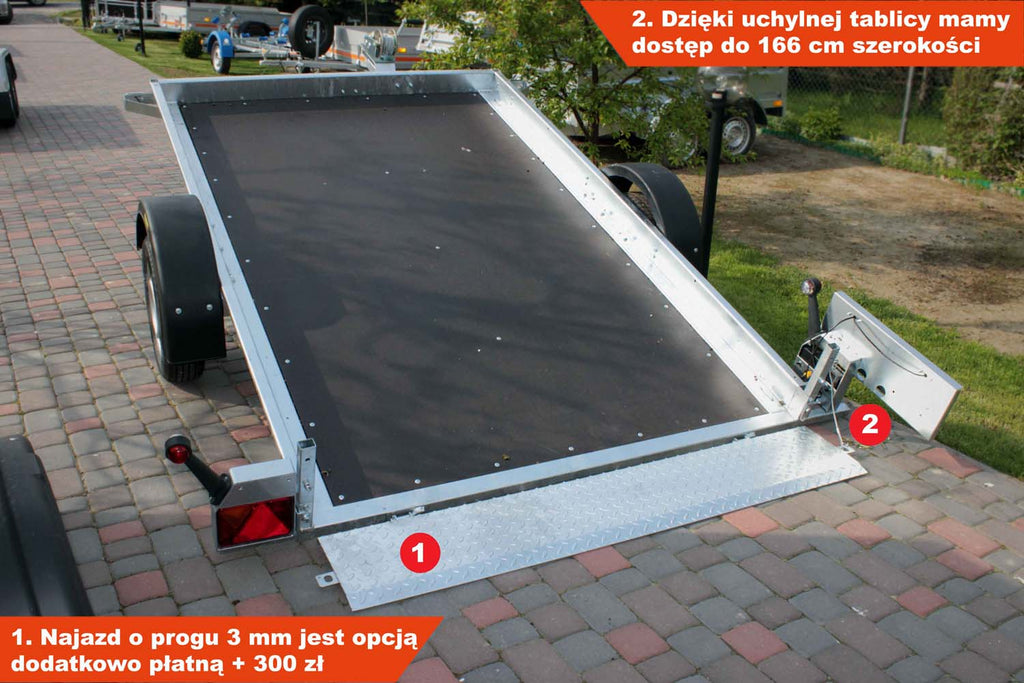 Przyczepka Neptun N7-255 Multi 255x166x10 cm Platforma GN151