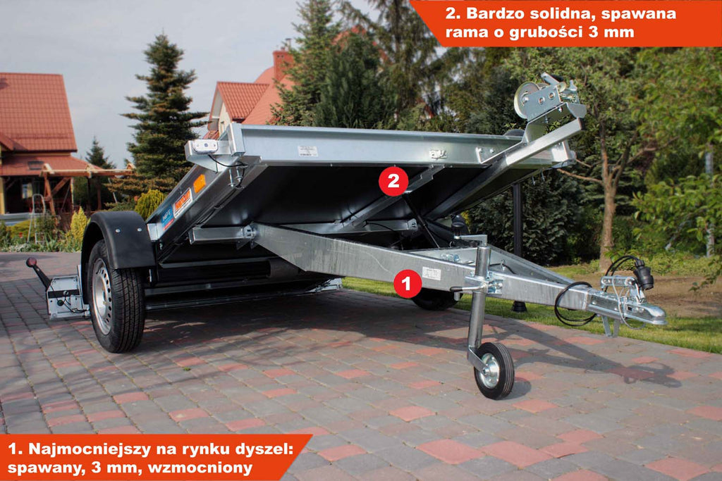 Przyczepka Neptun N7-255 Multi 255x166x10 cm Platforma GN151
