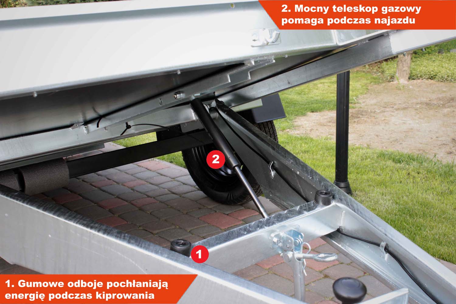 Przyczepka Neptun N7-255 Multi 255x166x10 cm Platforma GN151