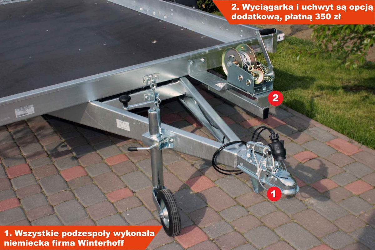 Przyczepka Neptun N7-255 Multi 255x166x10 cm Platforma GN151