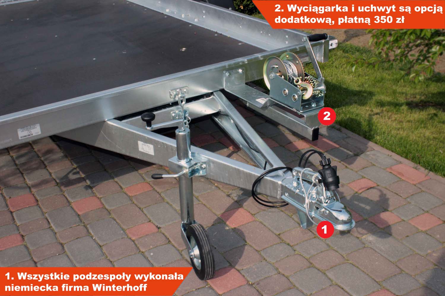 Przyczepka Neptun N7-255 Multi 255x166x10 cm Platforma GN151