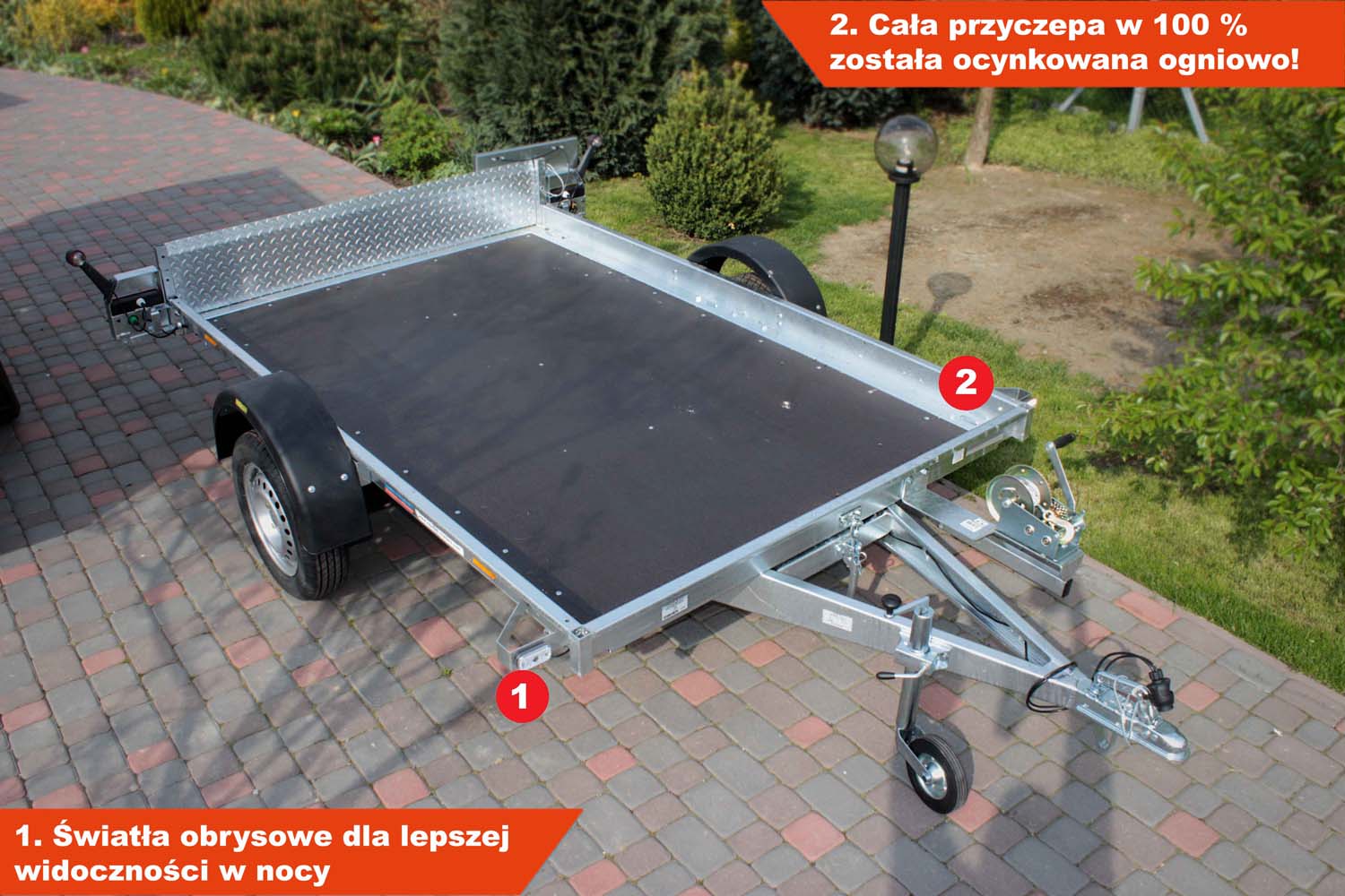 Przyczepka Neptun N7-255 Multi 255x166x10 cm Platforma GN151