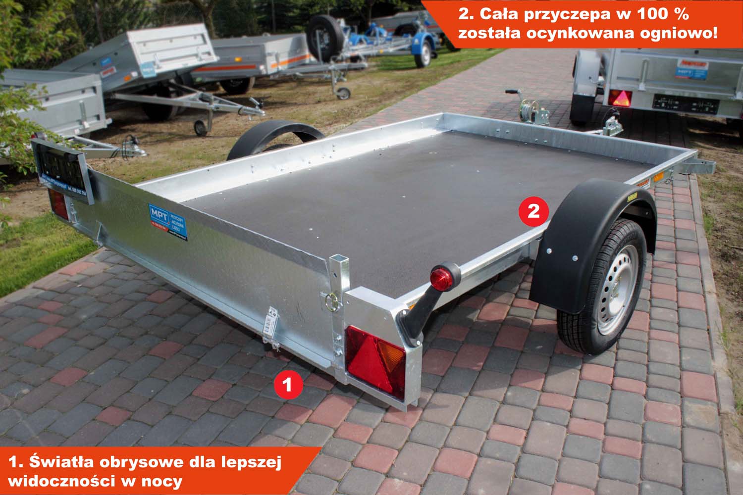 Przyczepka Neptun N7-255 Multi 255x166x10 cm Platforma GN151