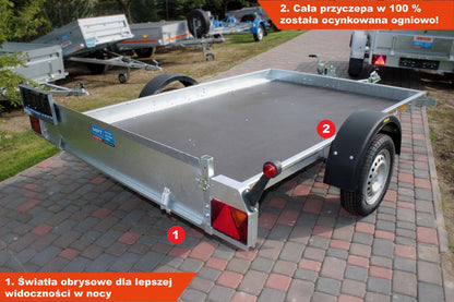 Przyczepka Neptun N7-255 Multi 255x166x10 cm Platforma GN151