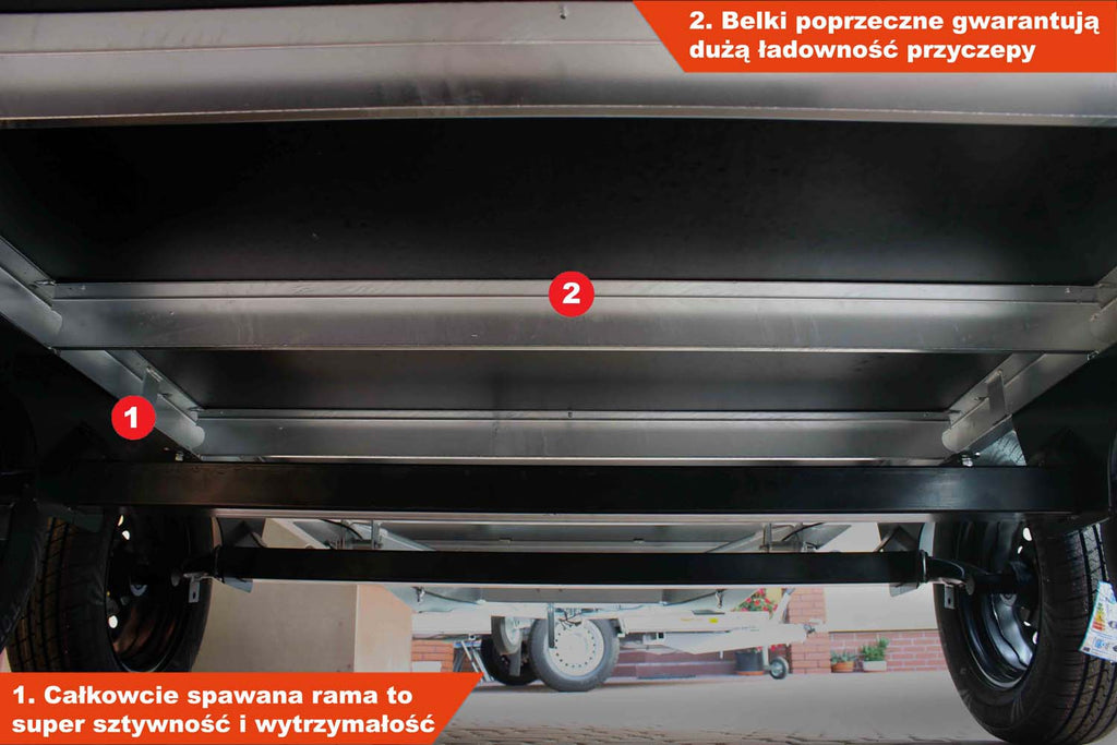 Przyczepka Neptun N7-263 2 pro 263x129x45 cm GN148