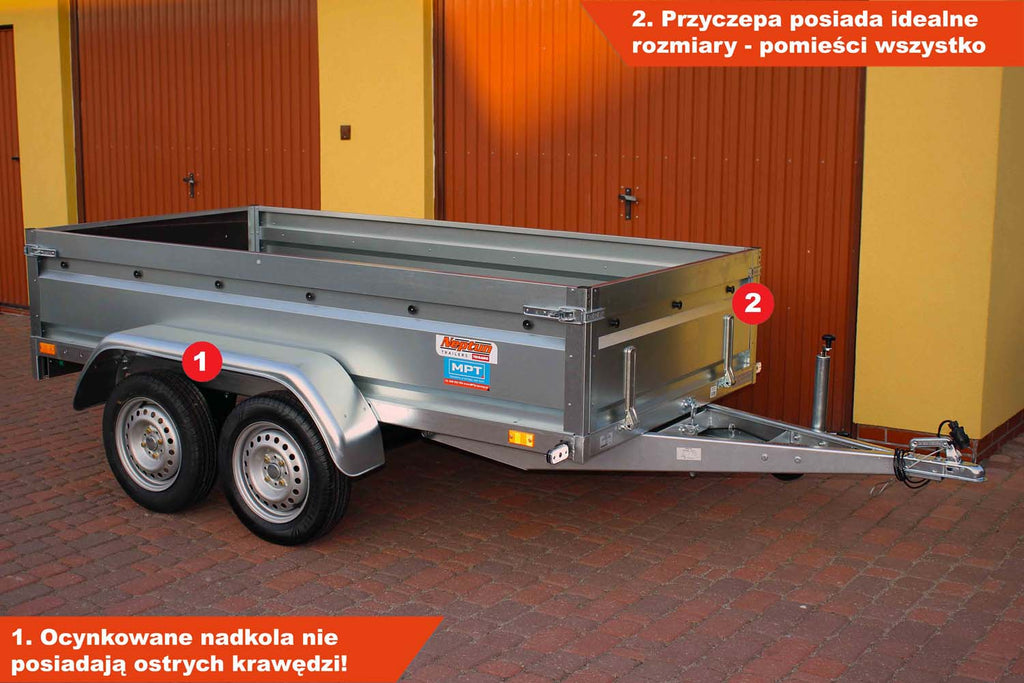 Przyczepka Neptun N7-263 2 pro 263x129x45 cm GN148