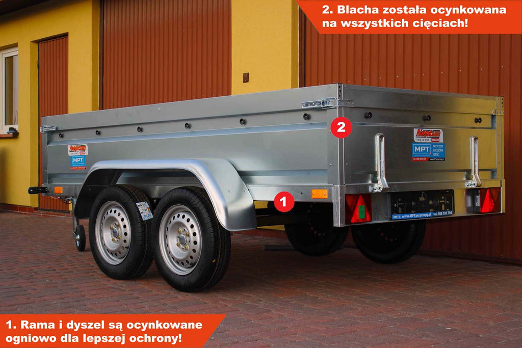 Przyczepka Neptun N7-263 2 pro 263x129x45 cm GN148