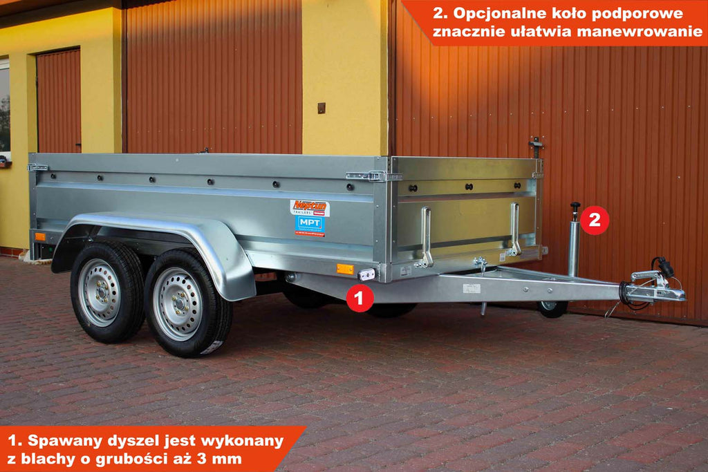 Przyczepka Neptun N7-263 2 pro 263x129x45 cm GN148
