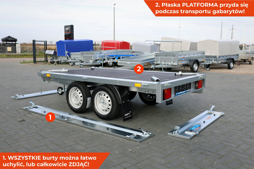 Przyczepka Neptun N7-263 2 BaseLine 263x145x30 cm Nordica [GN287]