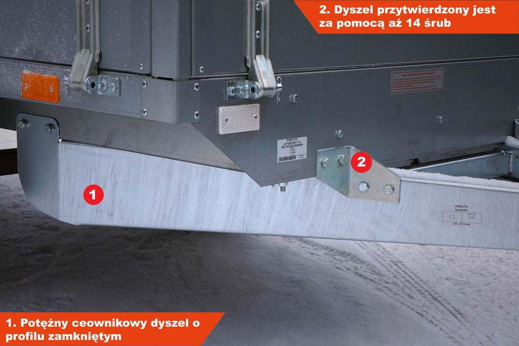 Przyczepka Neptun N7-263 kps 263x145x40 cm Nordica GN124